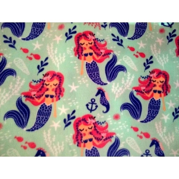 *2/$25* Princess Ariel Disney Designed for Joann Fabrics Fleece Fabric 1.5 Yards - Picture 1 of 4